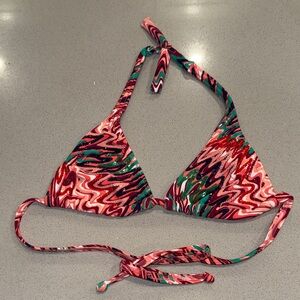 ViX Paula Hermanny Sequin Bikini Top Size Small